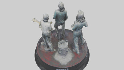 3D model Pearl Jam statue model VR / AR / low-poly