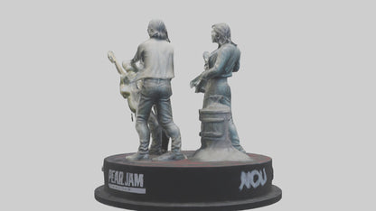 3D model Pearl Jam statue model VR / AR / low-poly