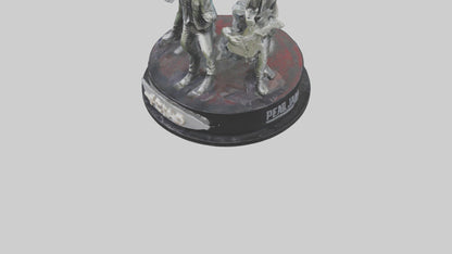 3D model Pearl Jam statue model VR / AR / low-poly