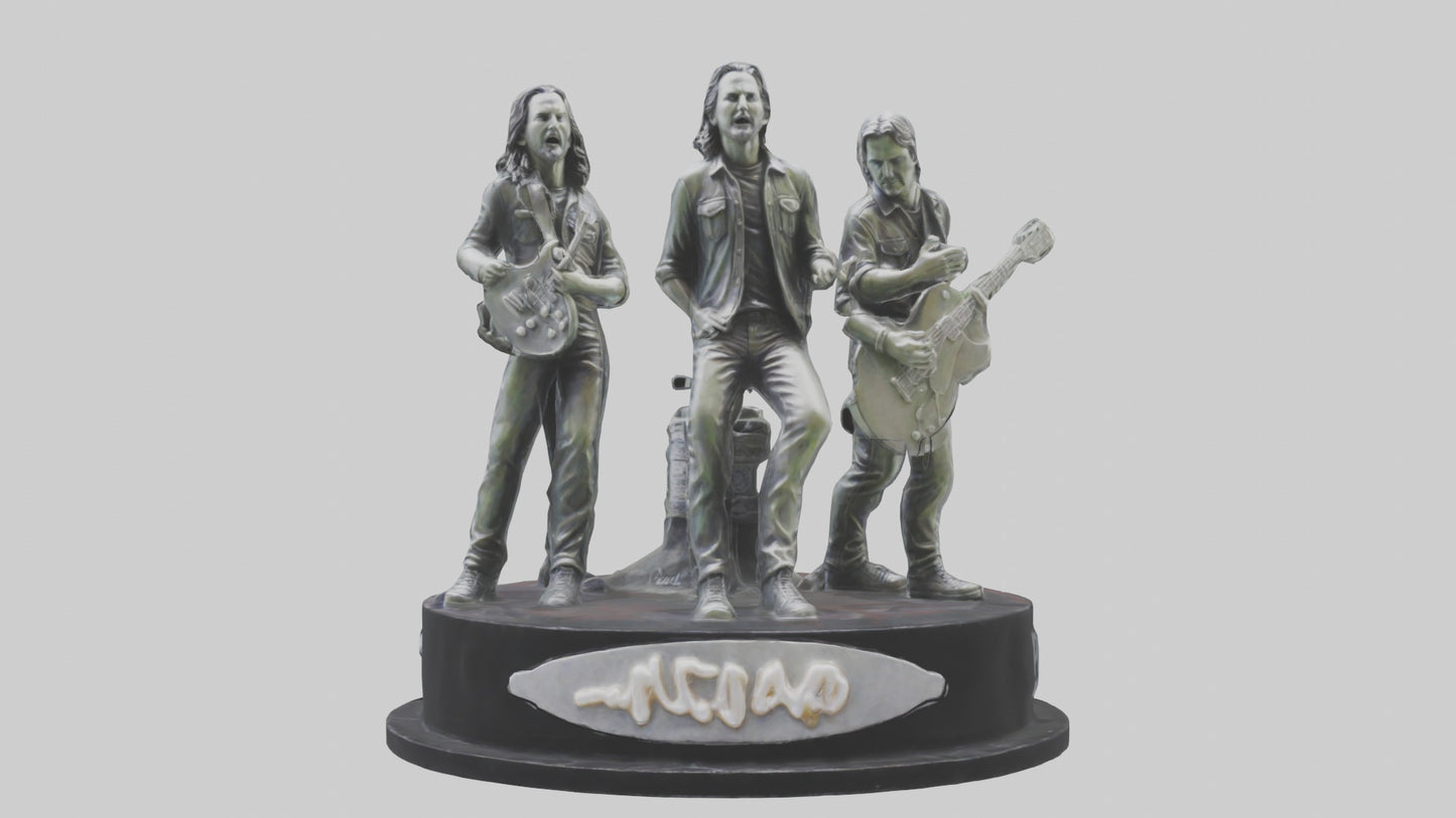 3D model Pearl Jam statue model VR / AR / low-poly