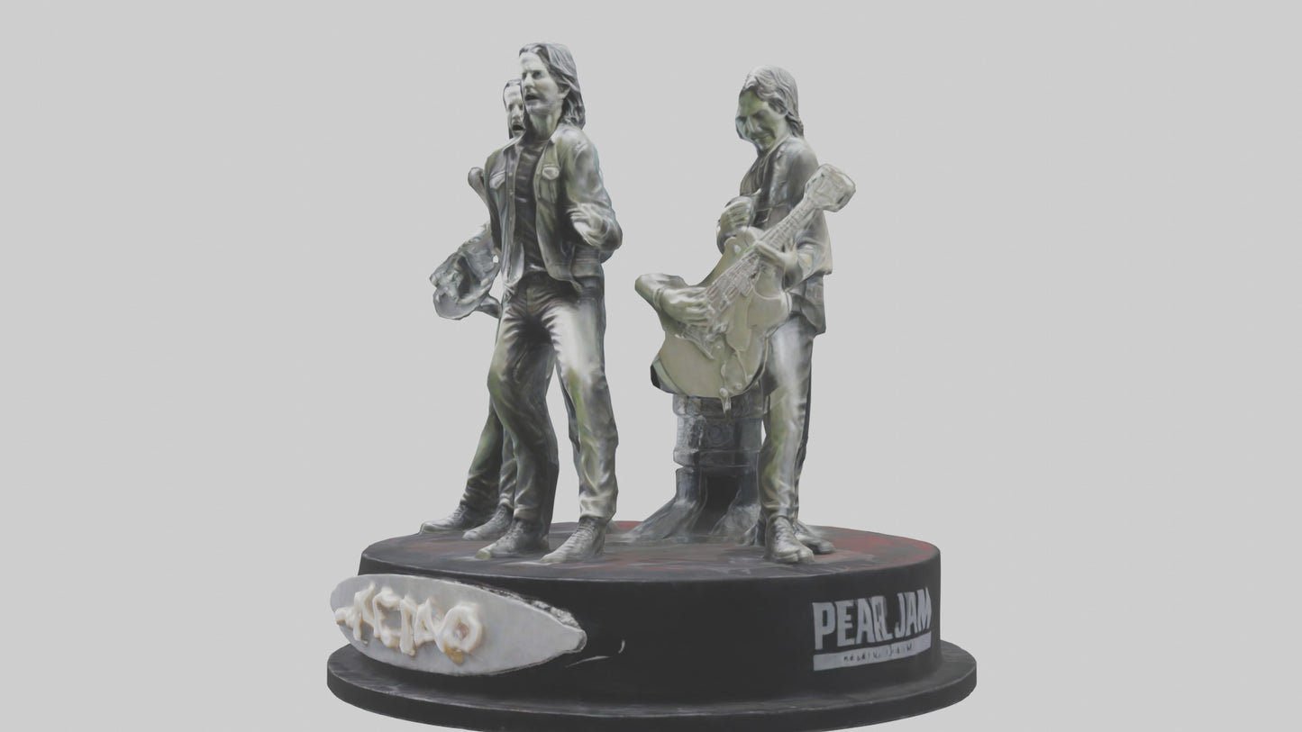 3D model Pearl Jam statue model VR / AR / low-poly