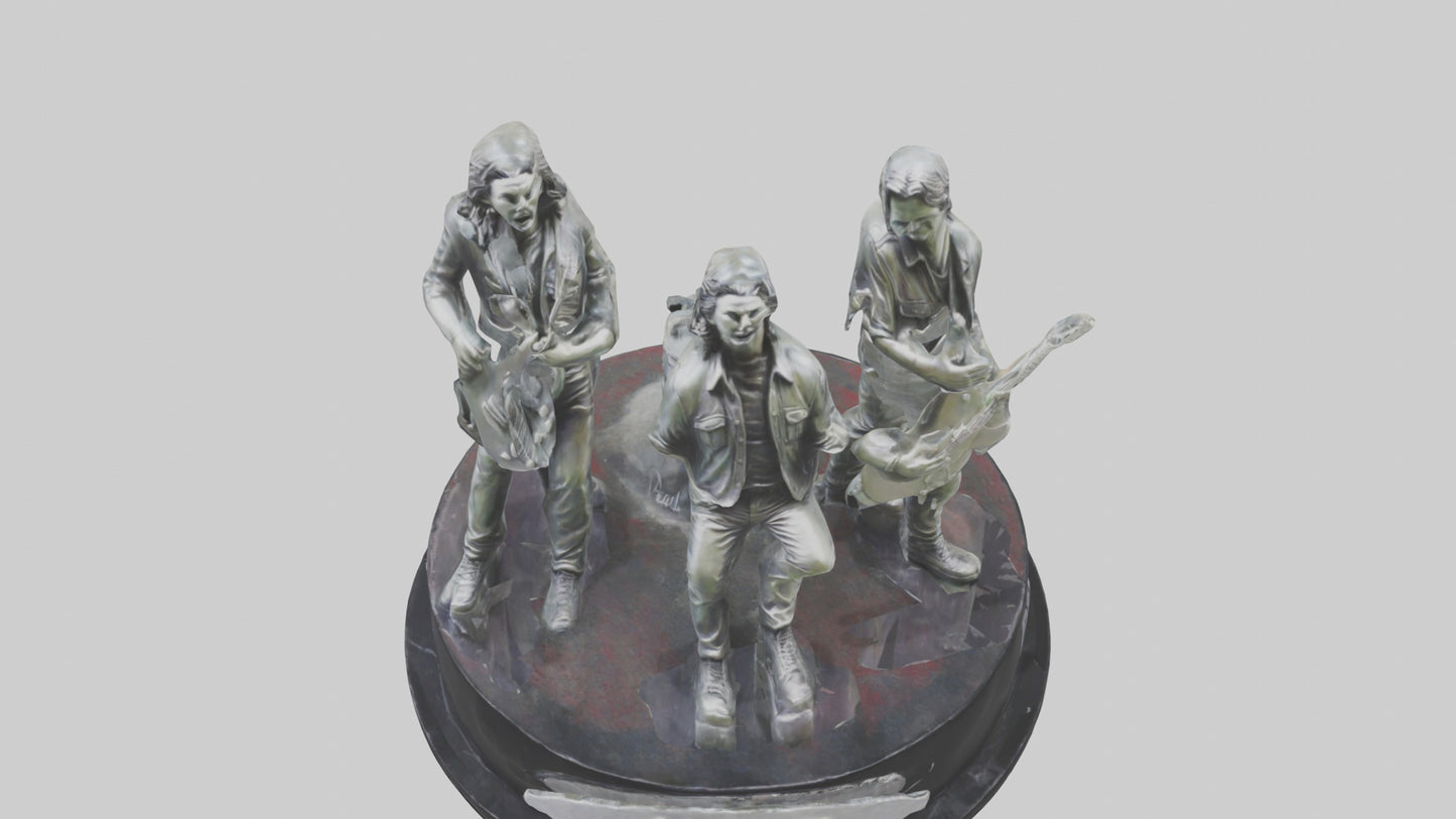 3D model Pearl Jam statue model VR / AR / low-poly