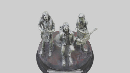 3D model Pearl Jam statue model VR / AR / low-poly