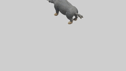 3D model Peccary statue model VR / AR / low-poly