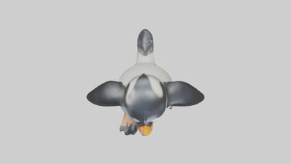 3D model Penguin waddling model VR / AR / low-poly