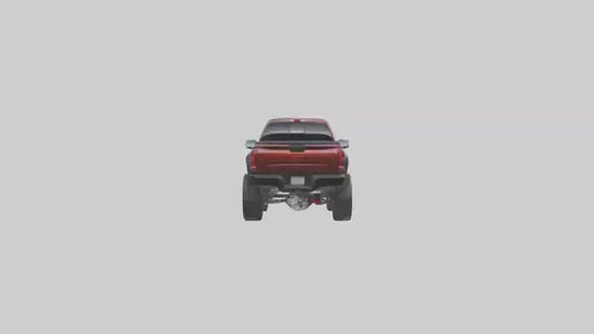 3D model Performance Pickup Truck with Supercharger model VR / AR / low-poly