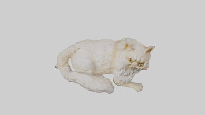 Persian Cat resting model VR / AR / low-poly