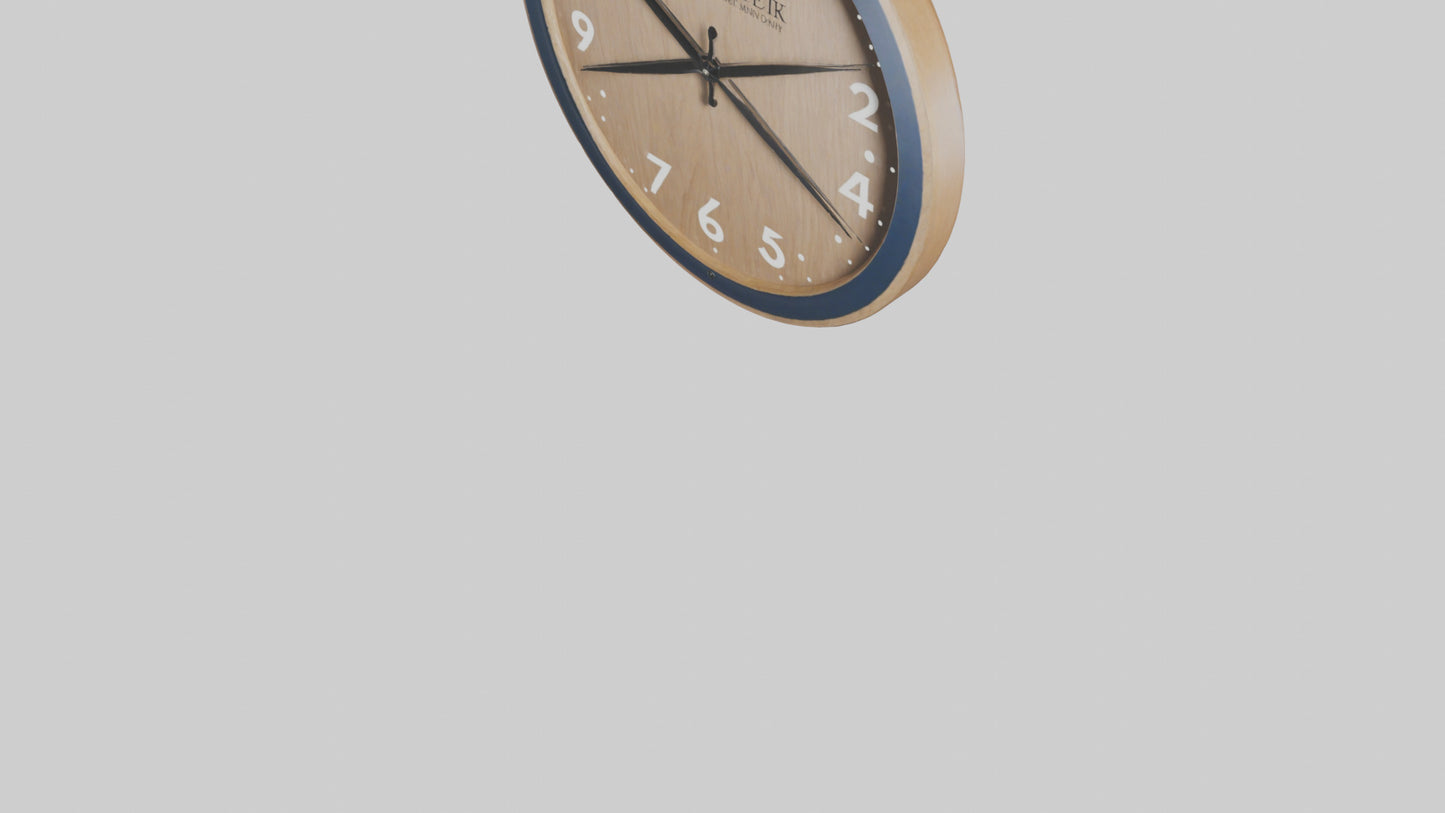 3D model Personalizable Wall Clock model VR / AR / low-poly