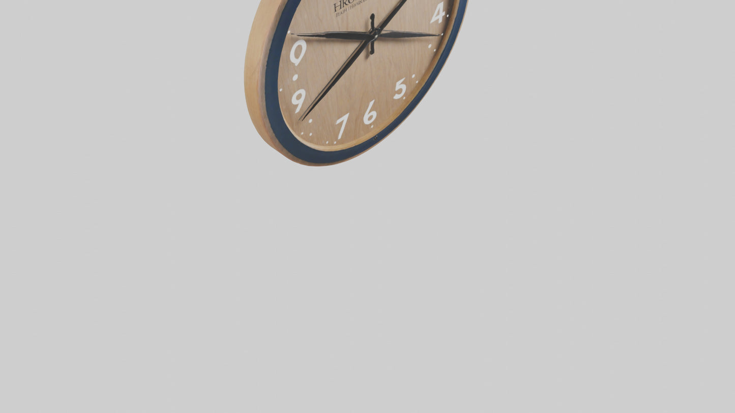 3D model Personalizable Wall Clock model VR / AR / low-poly