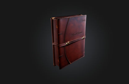 3D model Personalized Leather Journal VR / AR / low-poly
