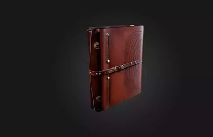 3D model Personalized Leather Journal VR / AR / low-poly