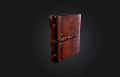 3D model Personalized Leather Journal VR / AR / low-poly