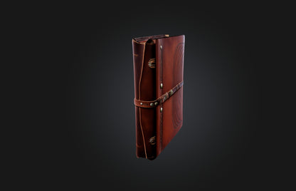 3D model Personalized Leather Journal VR / AR / low-poly