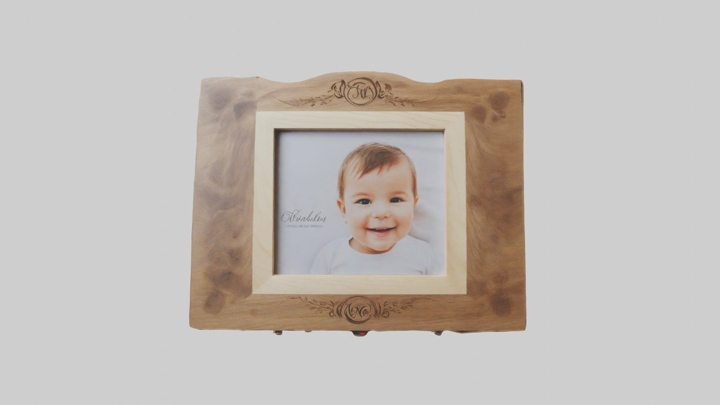 3D model Personalized photo frame model VR / AR / low-poly