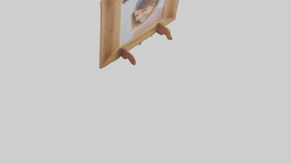 3D model Personalized photo frame model VR / AR / low-poly