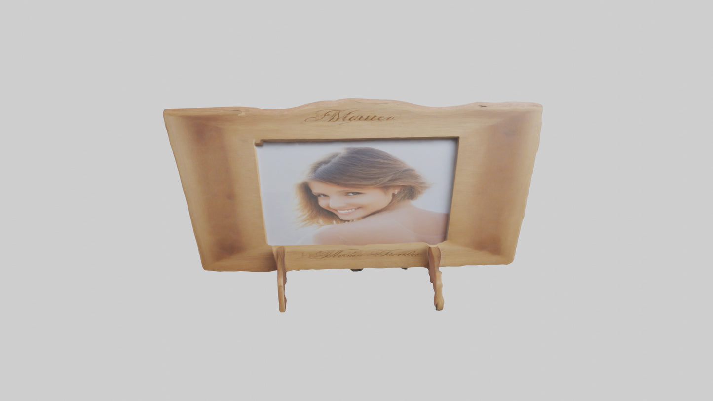 3D model Personalized photo frame model VR / AR / low-poly