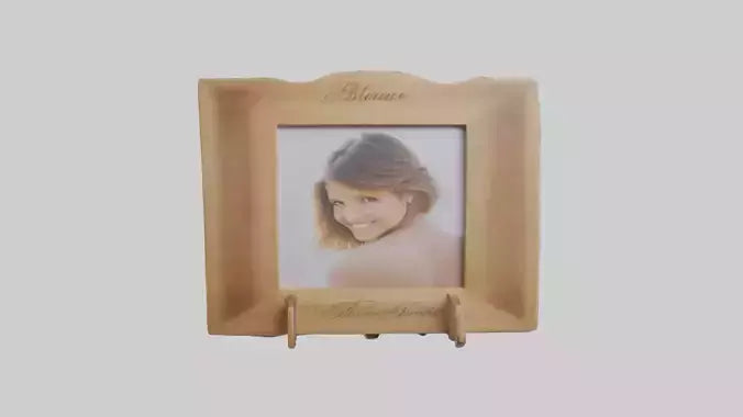 3D model Personalized photo frame model VR / AR / low-poly
