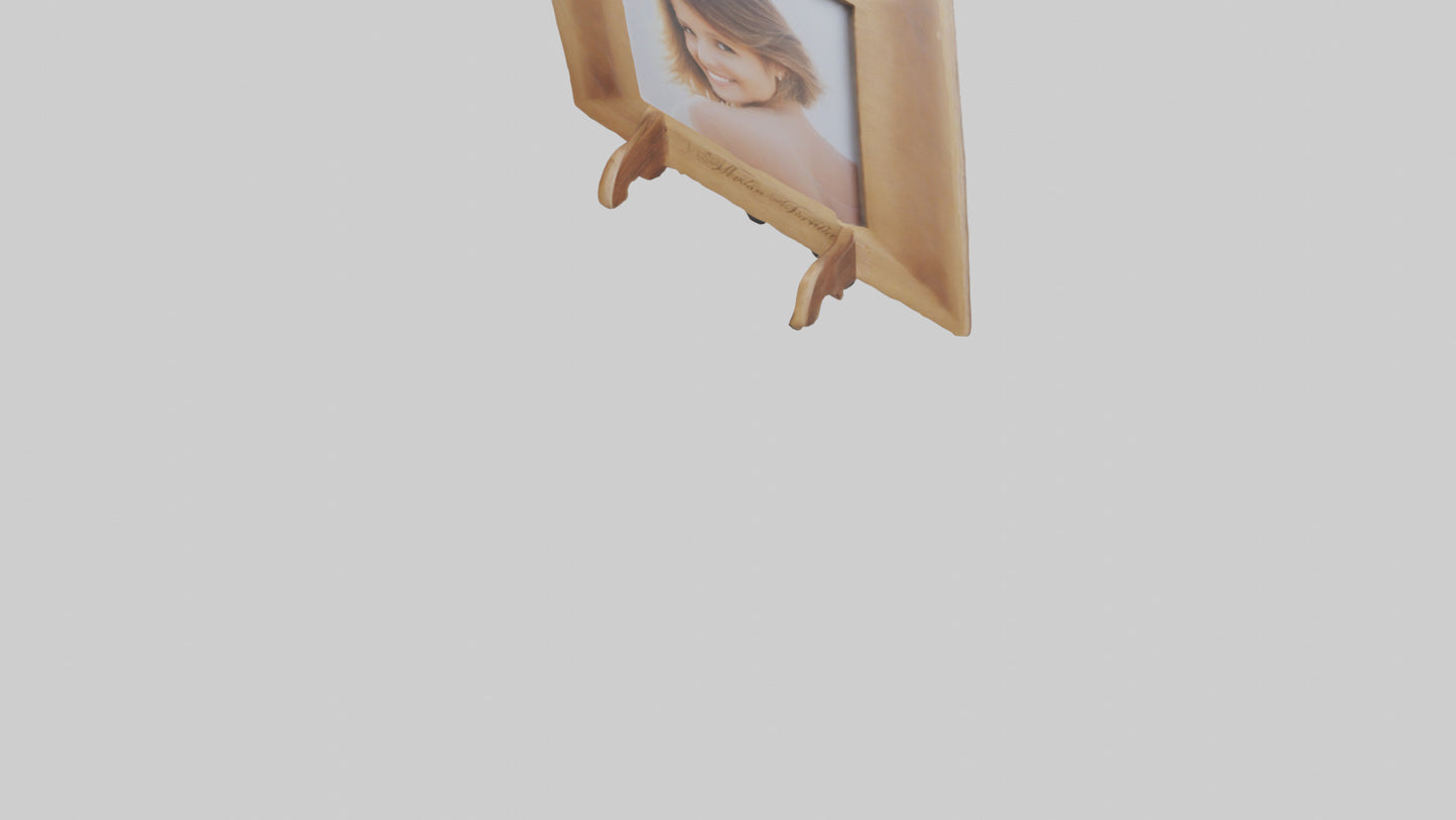 3D model Personalized photo frame model VR / AR / low-poly