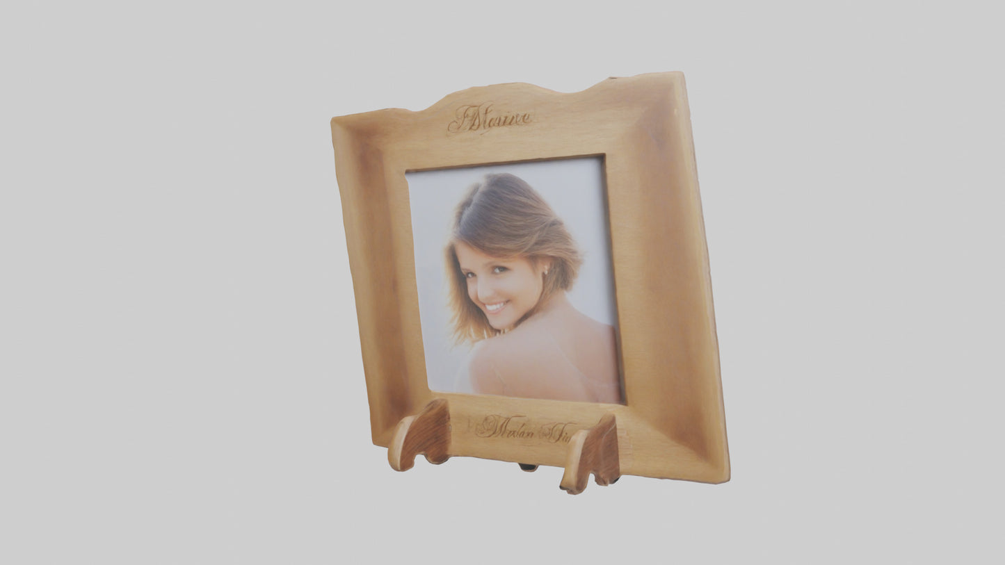 3D model Personalized photo frame model VR / AR / low-poly
