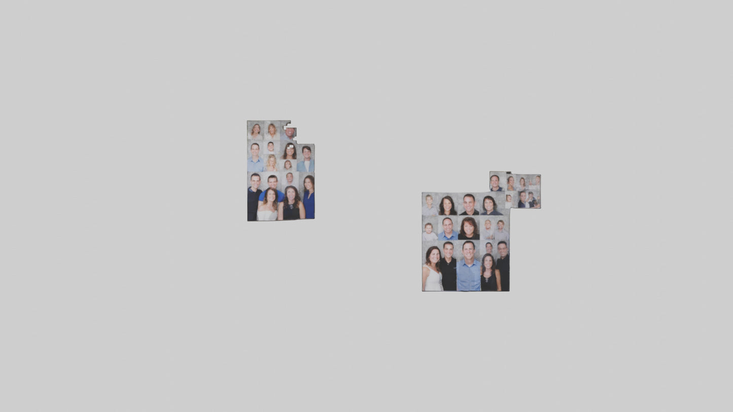 3D model Personalized Photo Wall VR / AR / low-poly