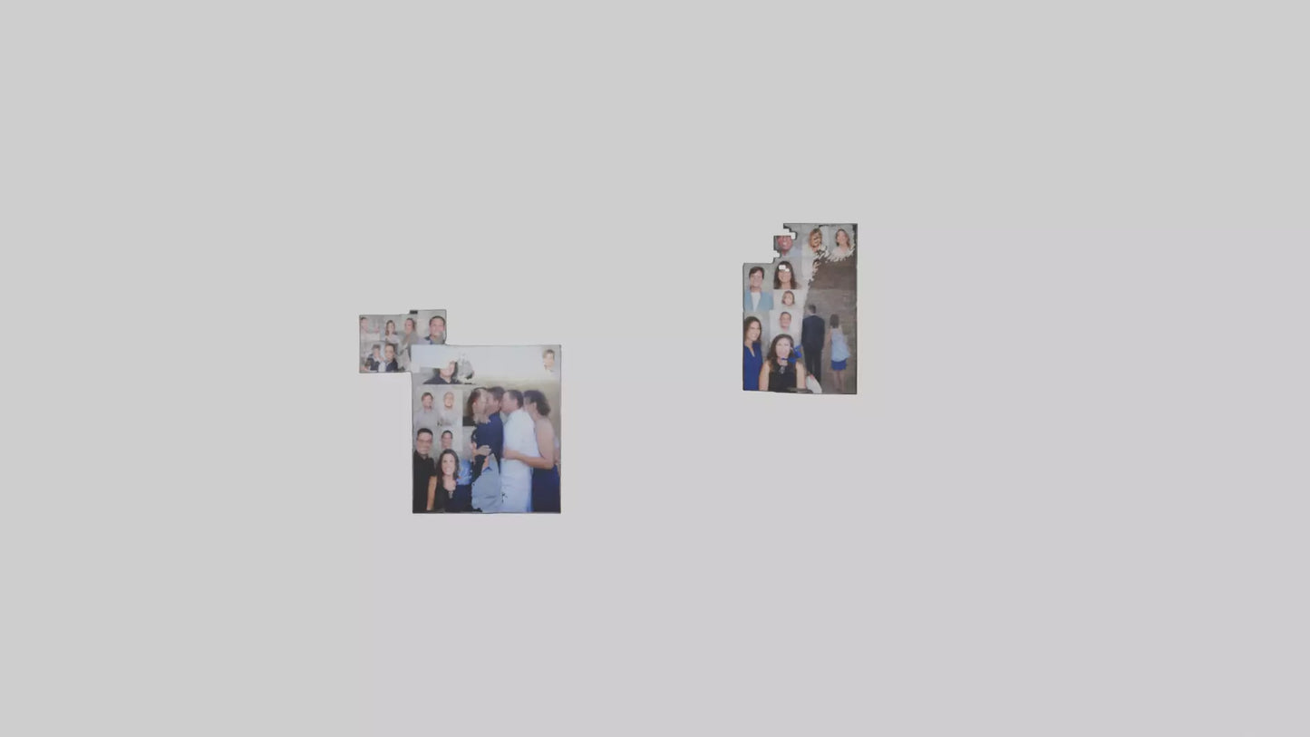 3D model Personalized Photo Wall VR / AR / low-poly
