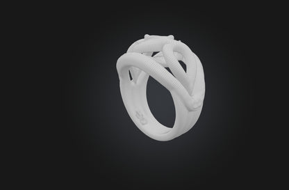 3D model Personalized Wedding Ring VR / AR / low-poly