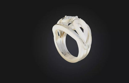 3D model Personalized Wedding Ring VR / AR / low-poly
