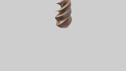 Petal Spiral Sculpture model VR / AR / low-poly