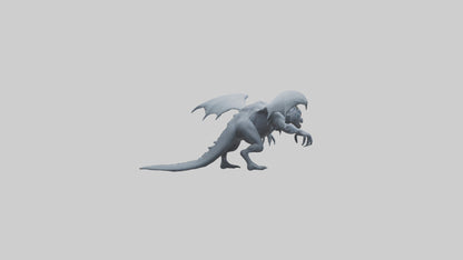 Phantom beast model VR / AR / low-poly