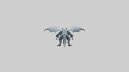 Phantom beast model VR / AR / low-poly