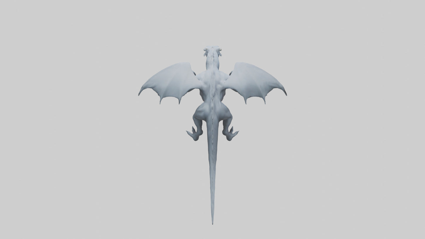 Phantom beast model VR / AR / low-poly