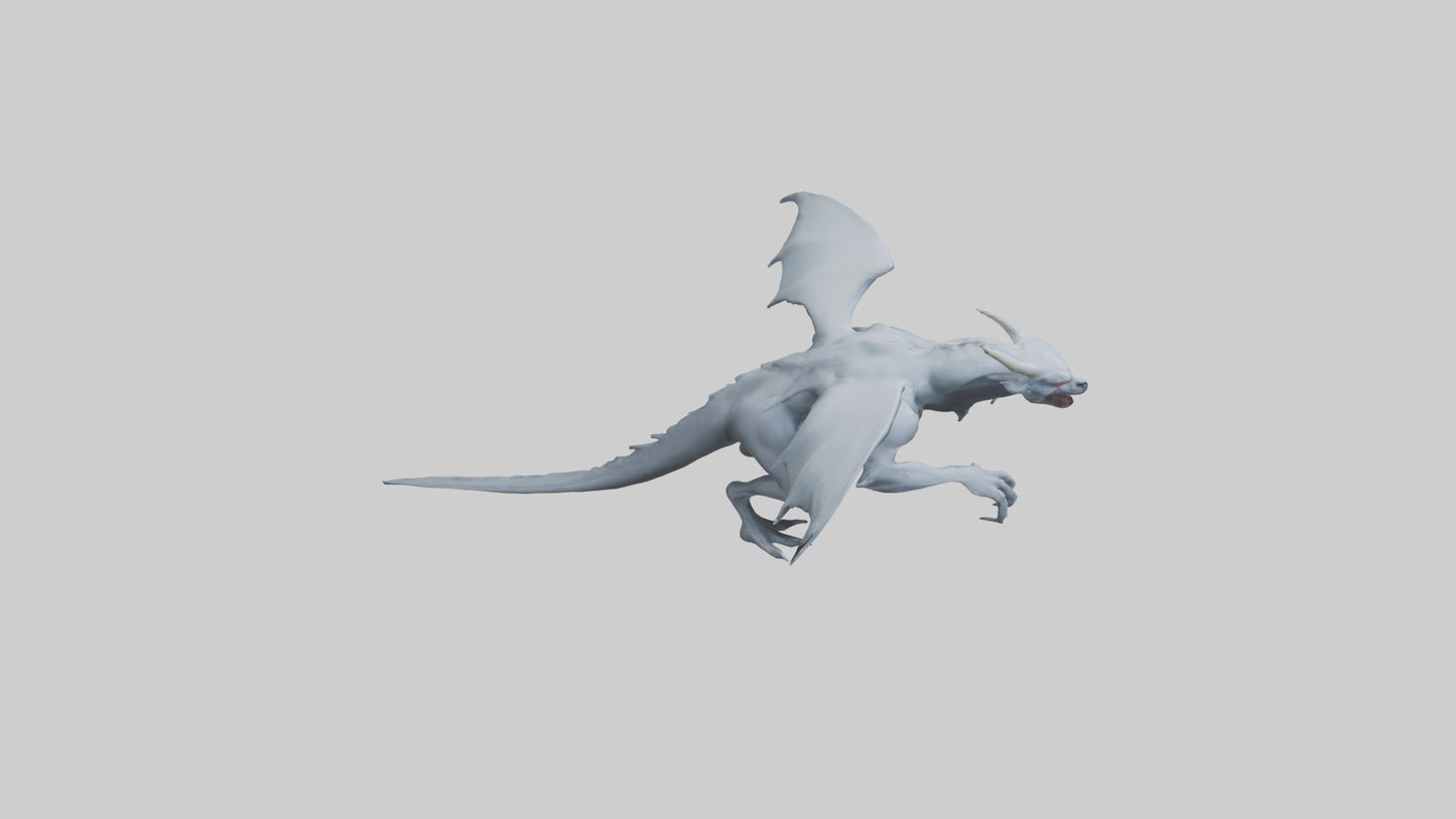 Phantom beast model VR / AR / low-poly