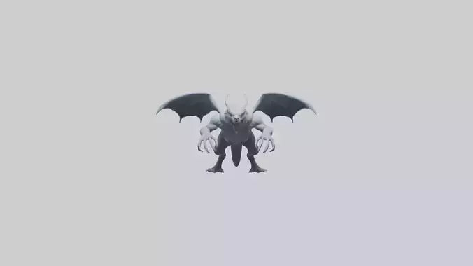 Phantom beast model VR / AR / low-poly
