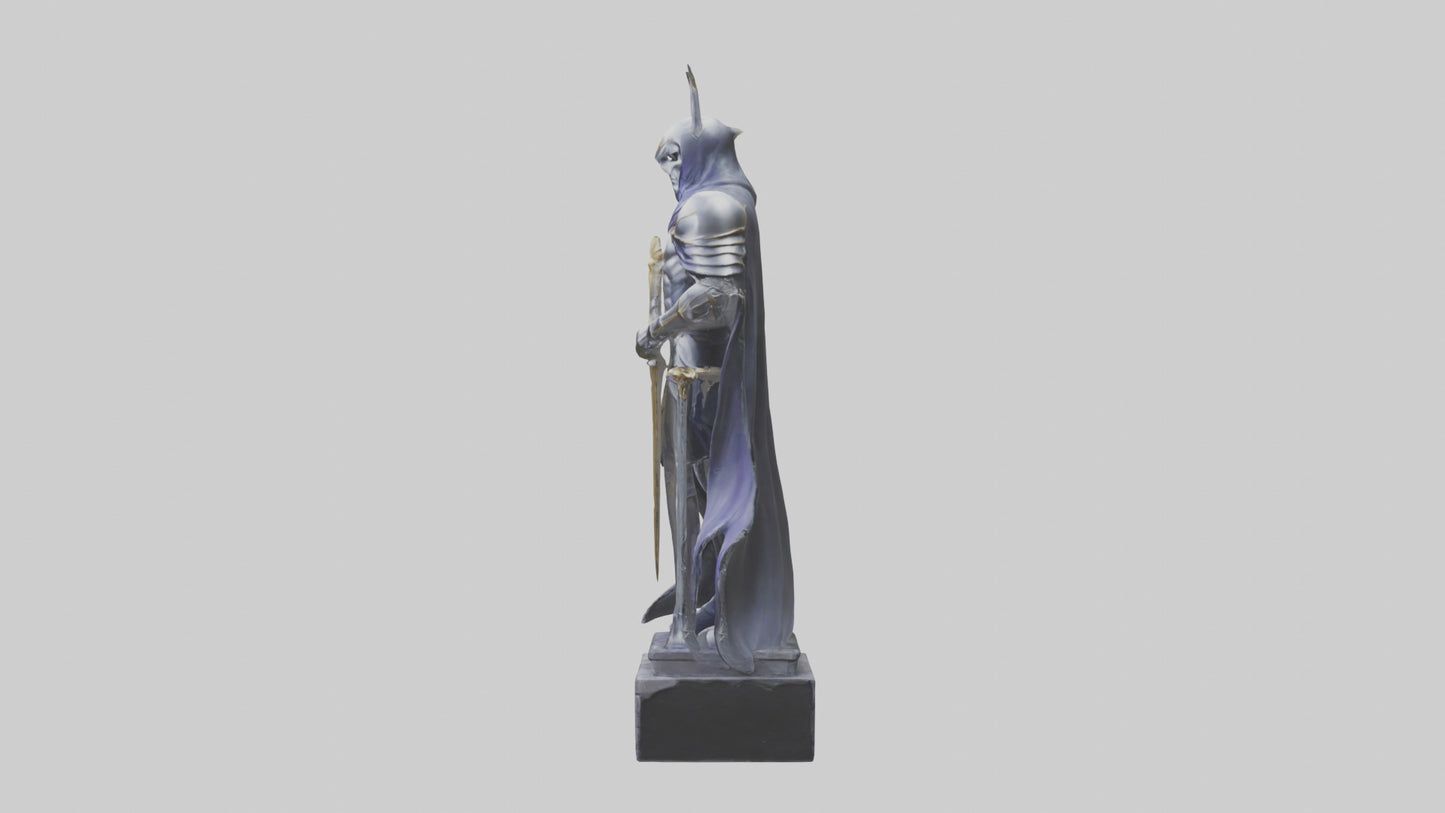 3D model Phantom Knight statue model VR / AR / low-poly