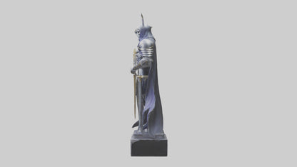 3D model Phantom Knight statue model VR / AR / low-poly