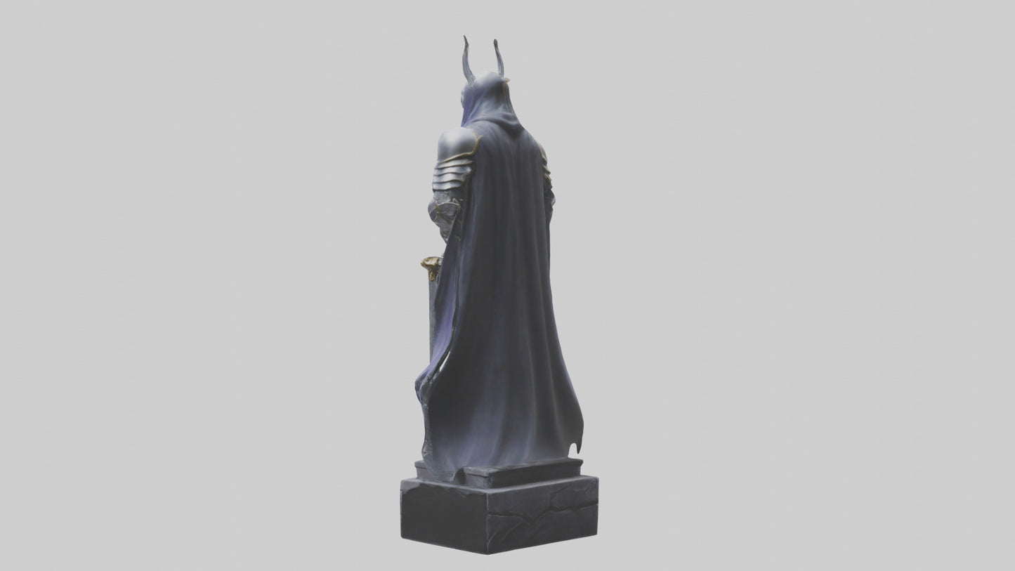 3D model Phantom Knight statue model VR / AR / low-poly
