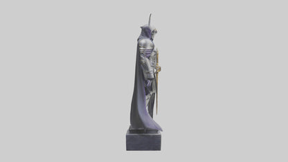 3D model Phantom Knight statue model VR / AR / low-poly