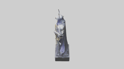 3D model Phantom Knight statue model VR / AR / low-poly
