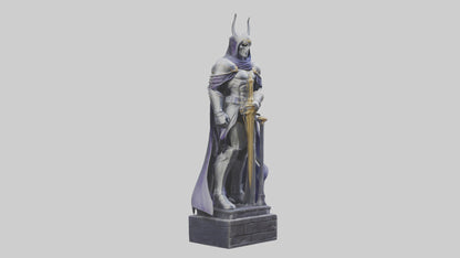 3D model Phantom Knight statue model VR / AR / low-poly