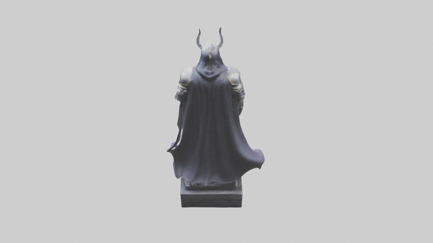 3D model Phantom Knight statue model VR / AR / low-poly
