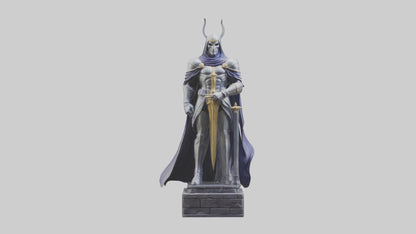 3D model Phantom Knight statue model VR / AR / low-poly