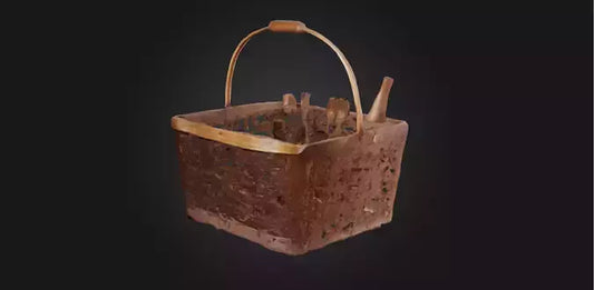 3D model Picnic basket VR / AR / low-poly