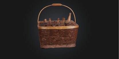3D model Picnic basket VR / AR / low-poly