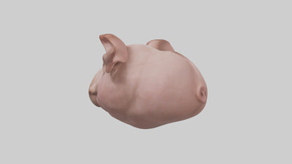 Pig Snout Model VR / AR / low-poly