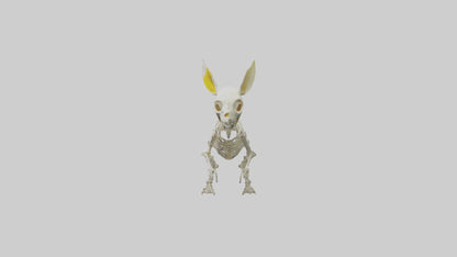 3D model Pika Skeleton model VR / AR / low-poly