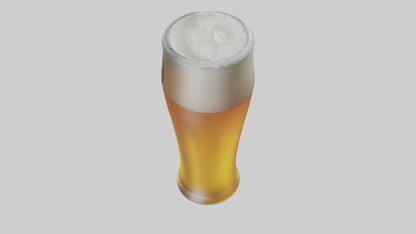 3D model Pilsner beer model VR / AR / low-poly