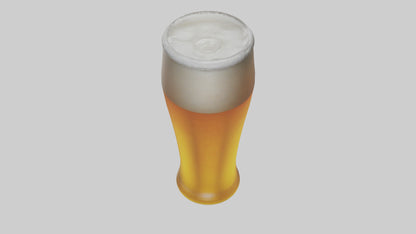 3D model Pilsner beer model VR / AR / low-poly