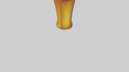3D model Pilsner beer model VR / AR / low-poly