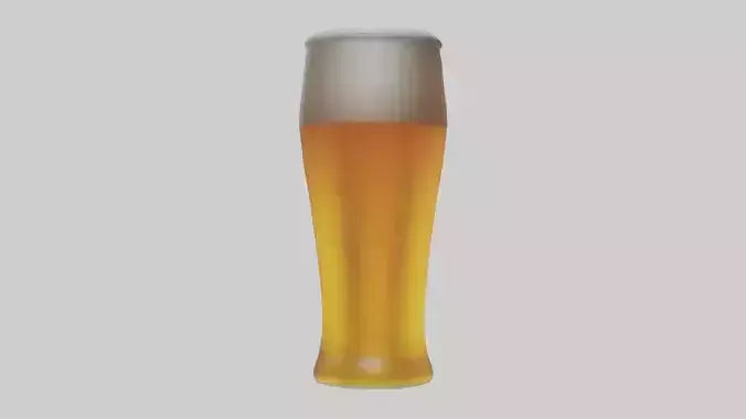 3D model Pilsner beer model VR / AR / low-poly