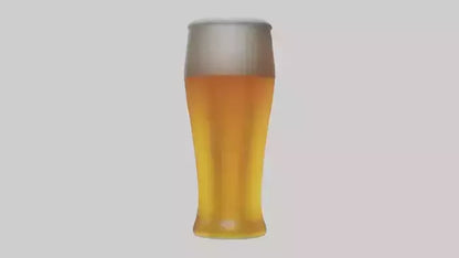 3D model Pilsner beer model VR / AR / low-poly